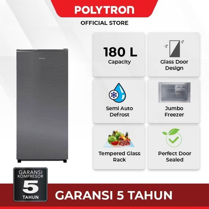 Kulkas Polytron 1 pintu 180 liter PRA-18 ZS