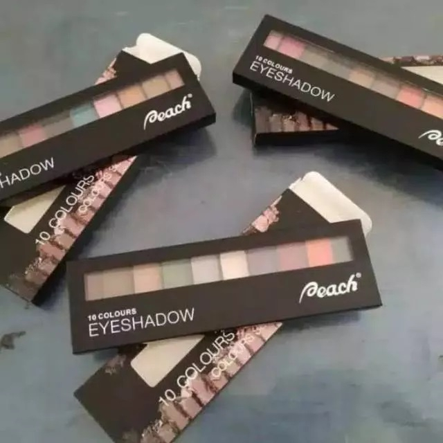 PEACH EYESHADOW (10 COLOURS) BPOM / EYESHADOW PALLATE 10 CLR