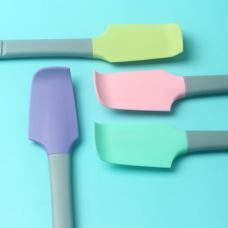 small silicone spatula scraper ujung lengkung/spatula scraper