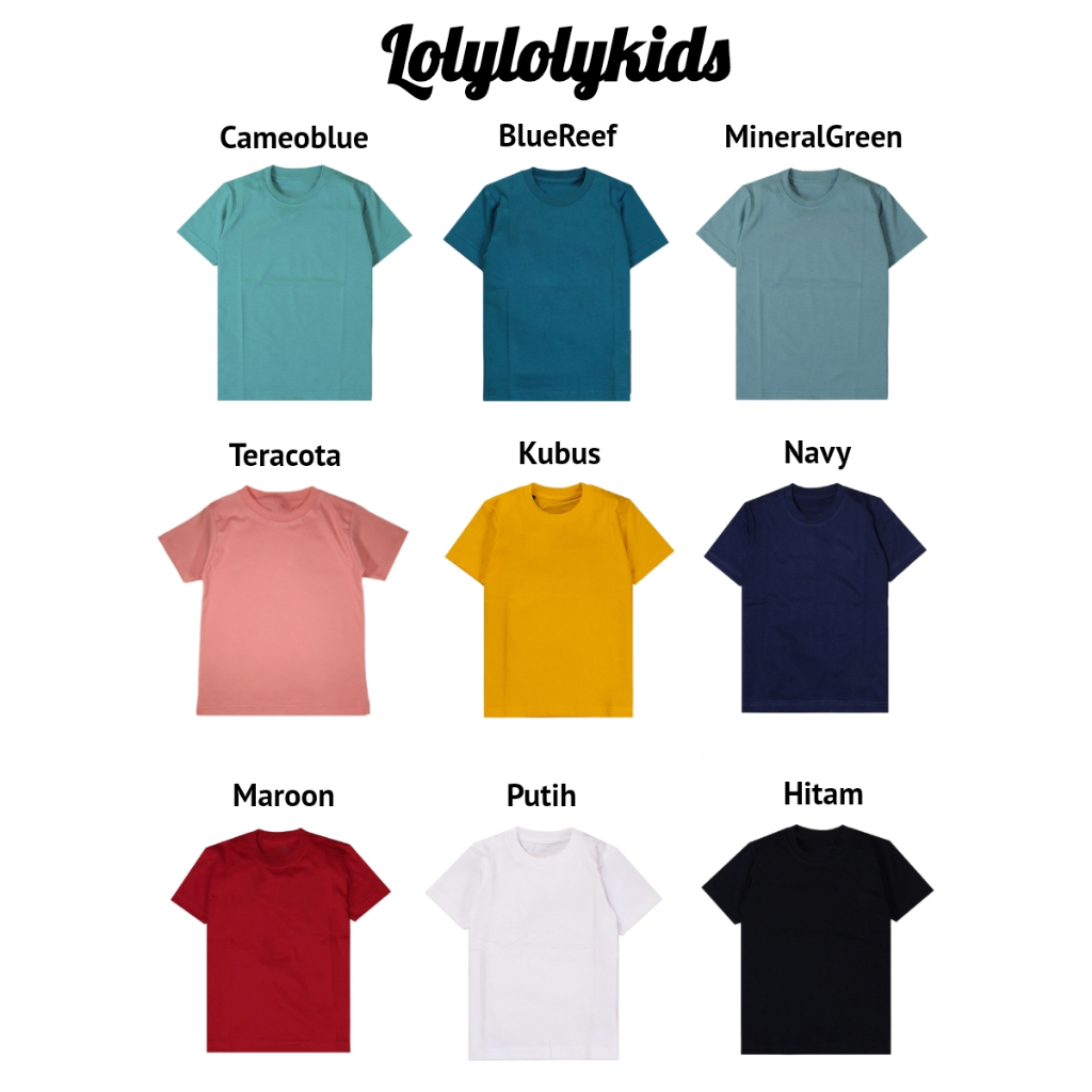 KAOS POLOS ANAK