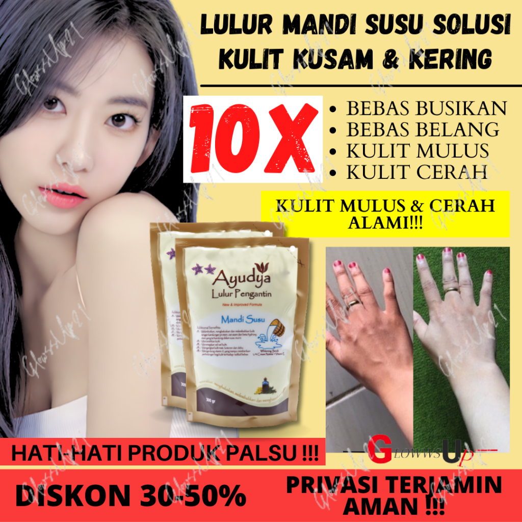 Ayudya Lulur Pengantin Mandi Susu 300 refill