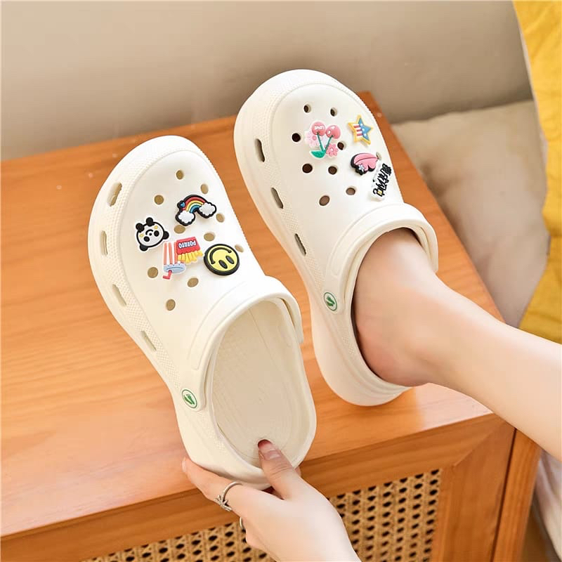 SHOEGALLERY TG0617 Sandal Kodok Wanita Import Karet Rubber Motif Panda Sandal Kodok Wanita Jelly