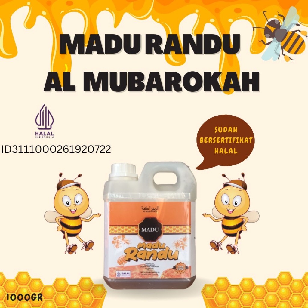 Madu Randu Al Mubarokah Kemasan 330g