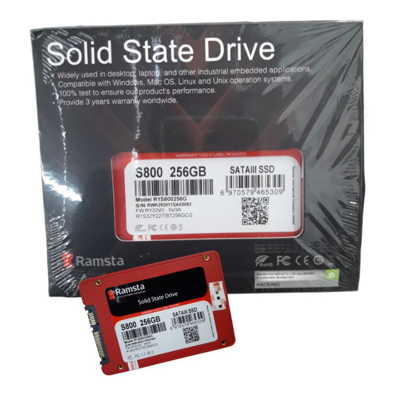 Ssd 256 Gb Ramsta Sata III 2.5 Inch Ssd Ramsta 256 Gb Sata3 2,5"