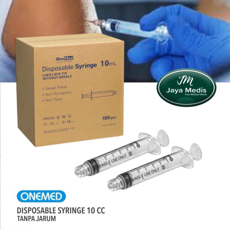 DISPOSABLE SYRINGE  ONEMED SEKALI PAKAI