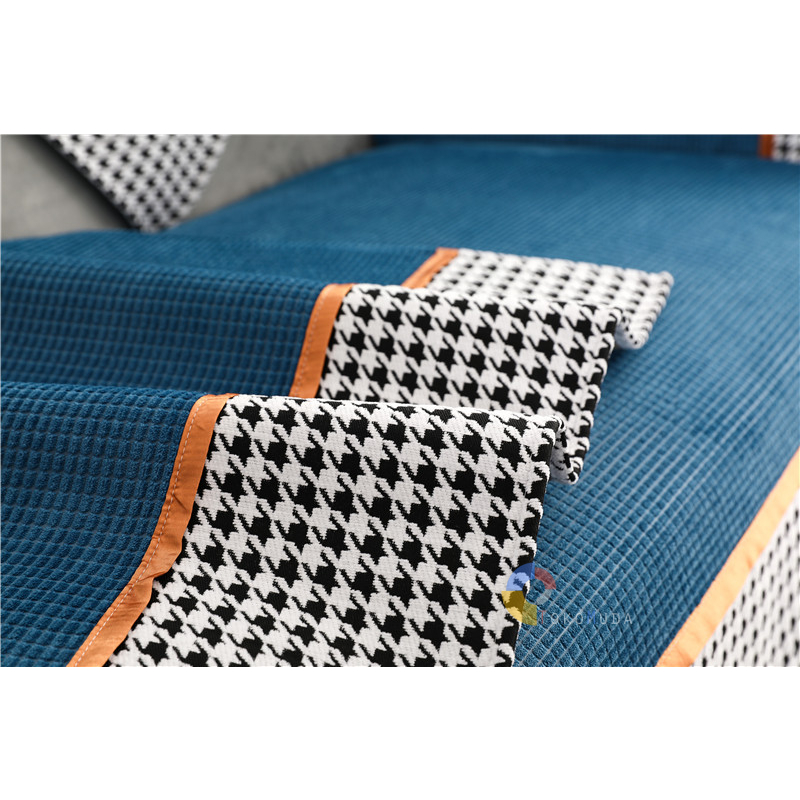 TOKOMUDA COD Sarung Sofa Pola Houndstooth Mewah Lembut COVER Sofa SR52