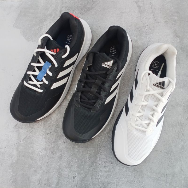 Sepatu Tenis Pria - ADIDAS Game Court 2.0 - Black/White [GW2990] - Original