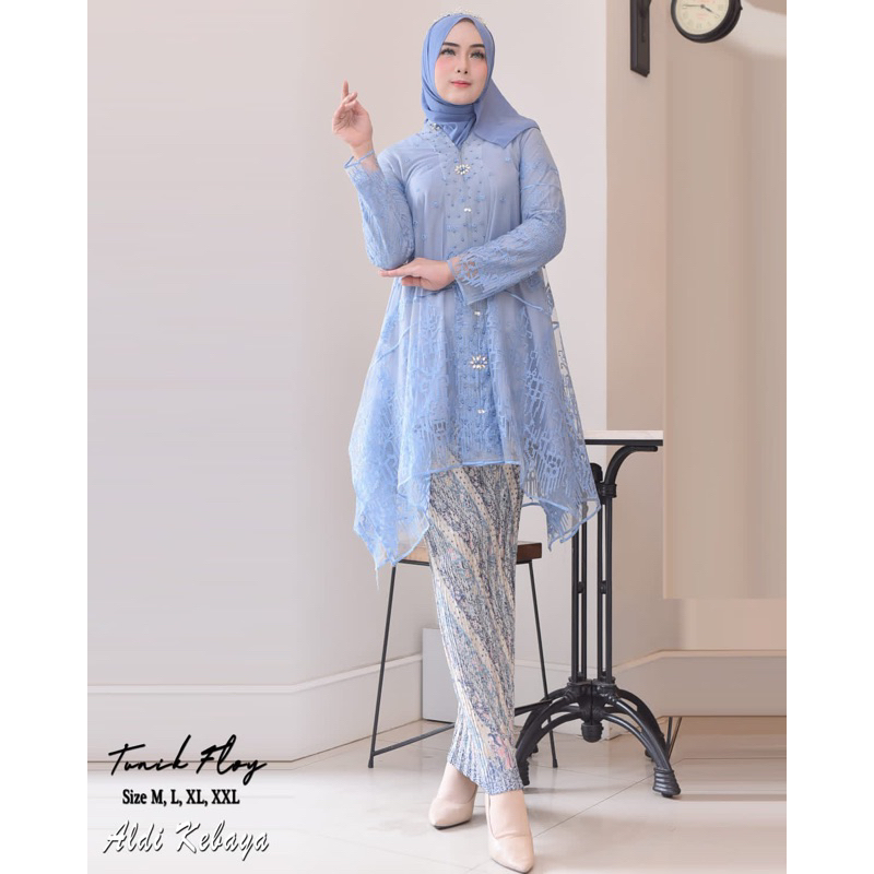 Permata Olshop / Kebaya Floy Kartini Payet Modern FM / Kebaya Modern / Kebaya Busui Payet Mewah / Kebaya Kartini Tunik  Busui / Kebaya Wisuda / Kebaya Kondangan / Kebaya Floy Payet Jumbo / Kebaya Jumbo Ld 130cm