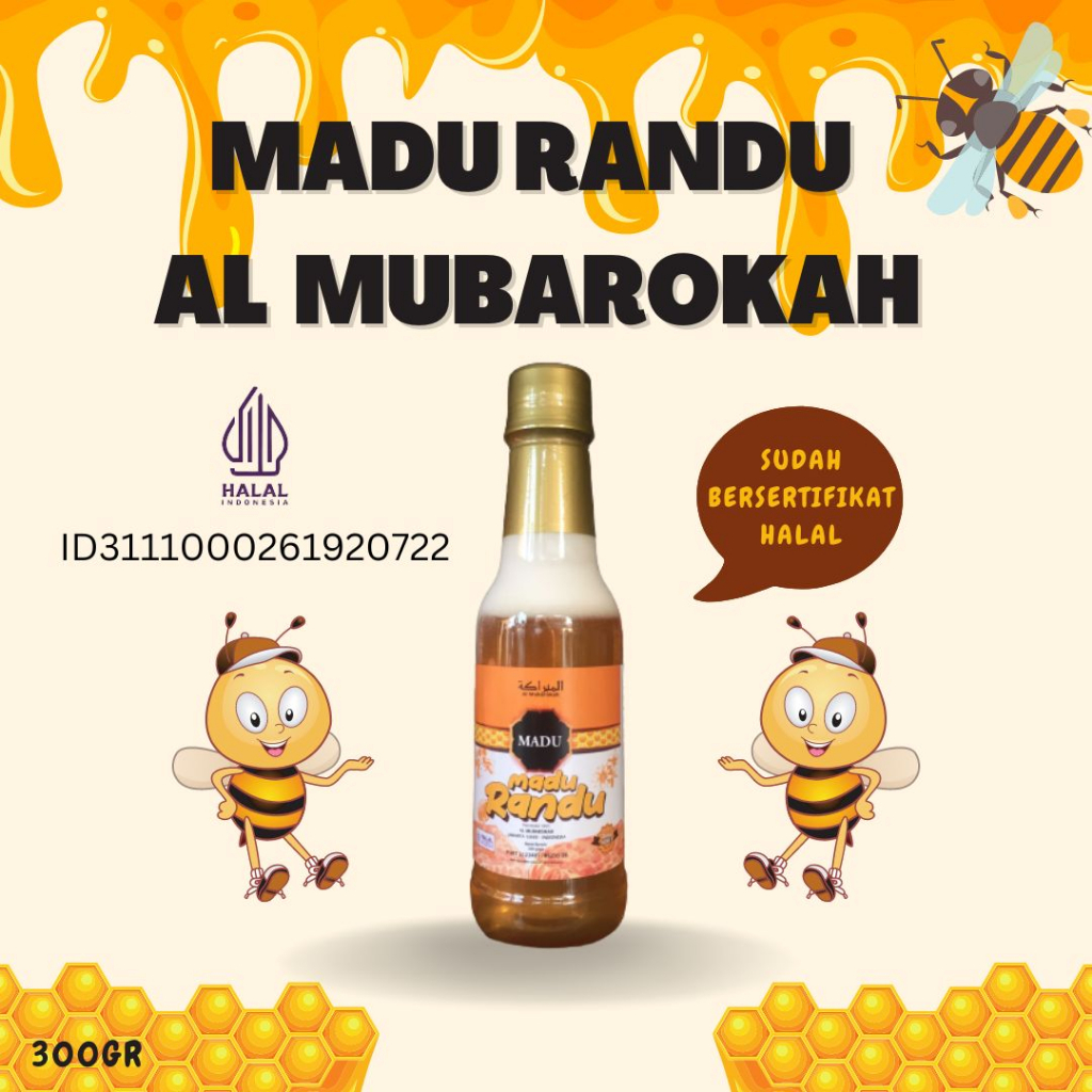 

Madu Randu Al Mubarokah Kemasan 330gr