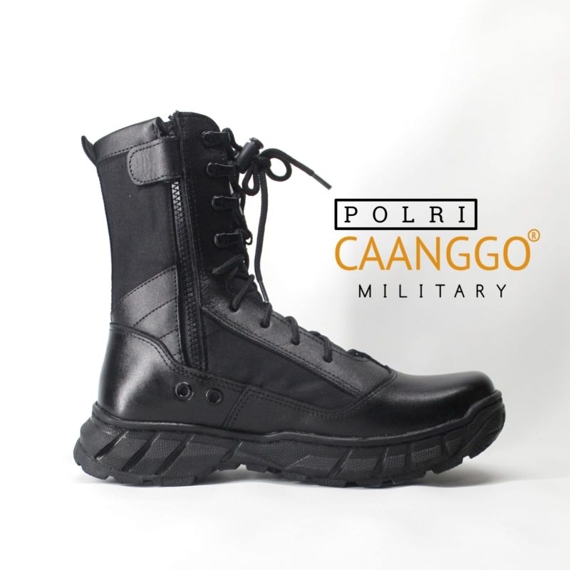 Caanggo - Sepatu pdl jatah polri design original bahan kulit sapi asli