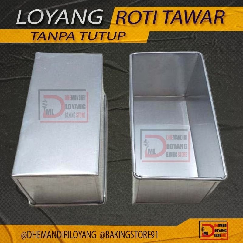 Loyang roti 24x10x7/ loyang roti sobek/loyang persegi panjang/loyang roti tinggi 7cm