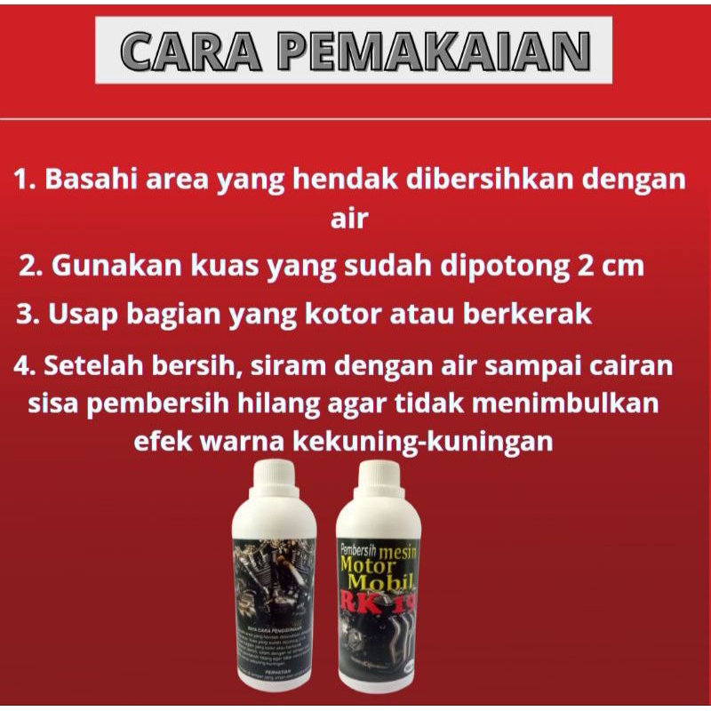 Pembersih Mesin | Engine Degreaser Motor dan Mobil | Pembersih Kerak Mesin Motor dan Mobil