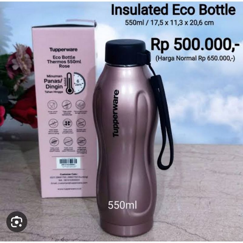 Tupperware termos insulated eco bottle