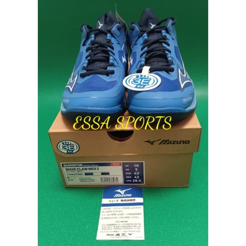 SEPATU BADMINTON MIZUNO WAVE CLAW NEO 2 JP CODE ORIGINAL