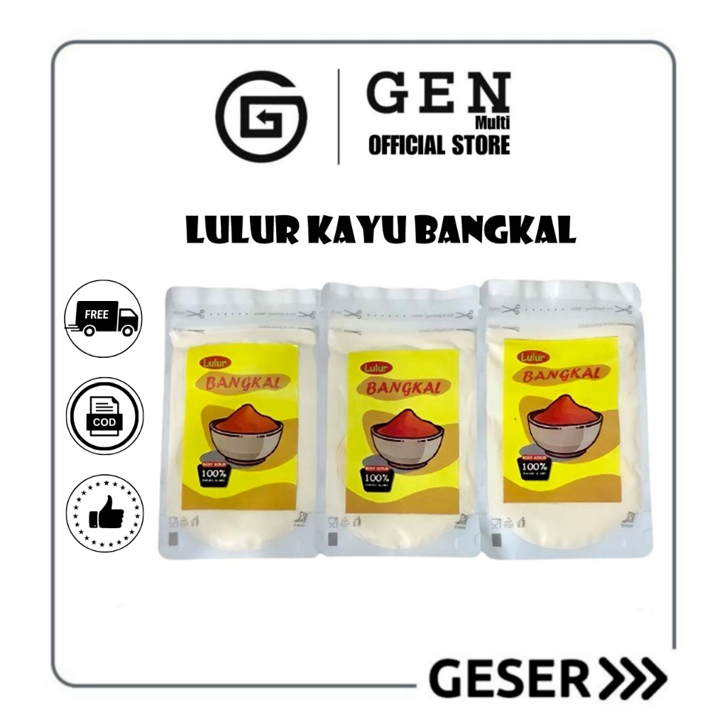 GEN - Lulur Rempah Kayu Bangkal / Lulur Scrub Kayu Bangkal / Lulur Rempah Pemutih Original