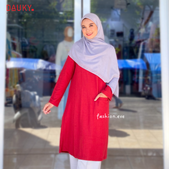 DAUKY ATASAN L TUNIC LUZA DISKON TUNIK