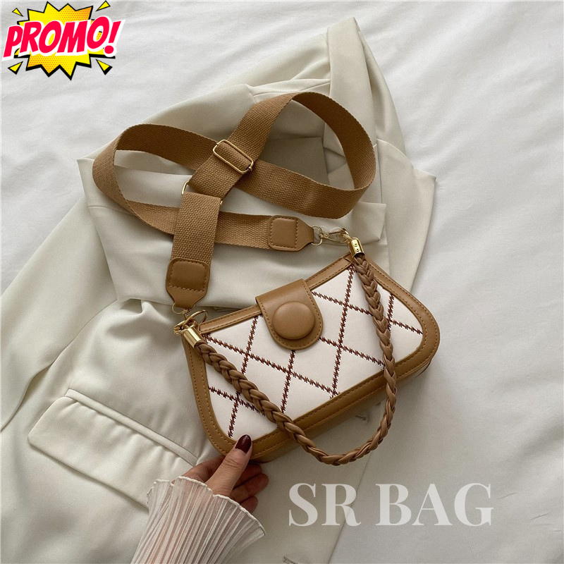 PROMO Tas Selempang Wanita Import Kekinian Fashion Shoulder Bag Korea FA1074 2023