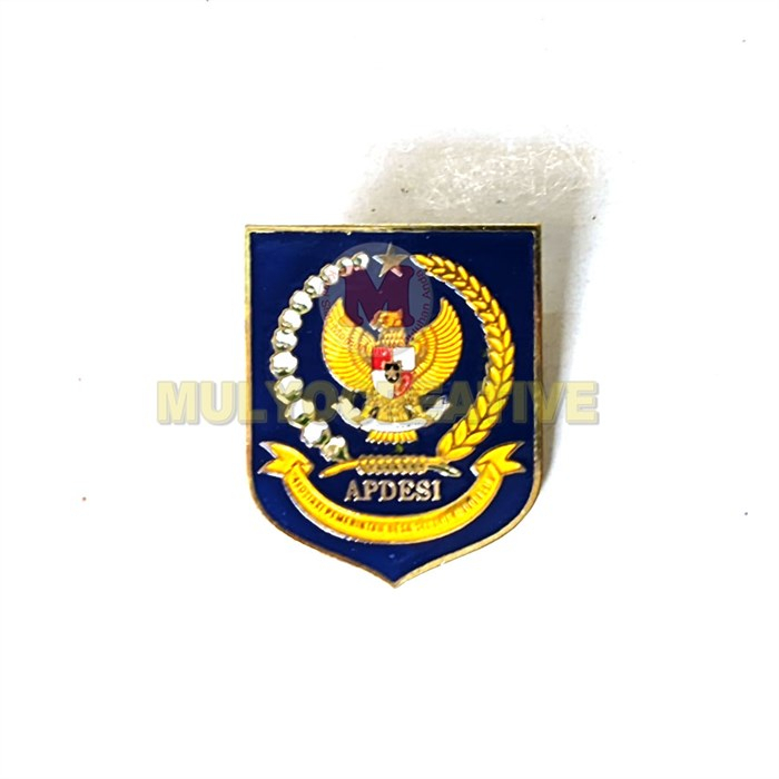 Pin APDESI Pin Bros Logo APDESI Bahan Logam Kuningan
