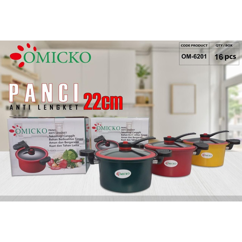 Hangyan Panci Presto 3.5L Anti Lengket Panci Teflon Totipotent Pot Micro Pressure 24cm