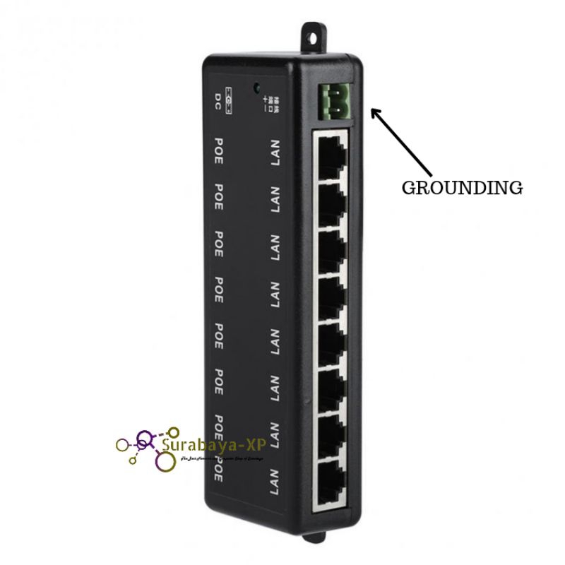 POE SWITCH 8 PORT INJECTOR 8PORT