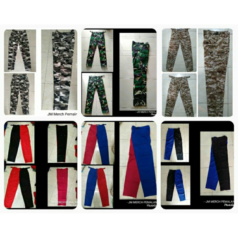 CELANA ALPHIN BELANG / CELANA PUNK BELANG /CELANA ALPIN ARMY/ CELANA CARGO PUNK BELANG