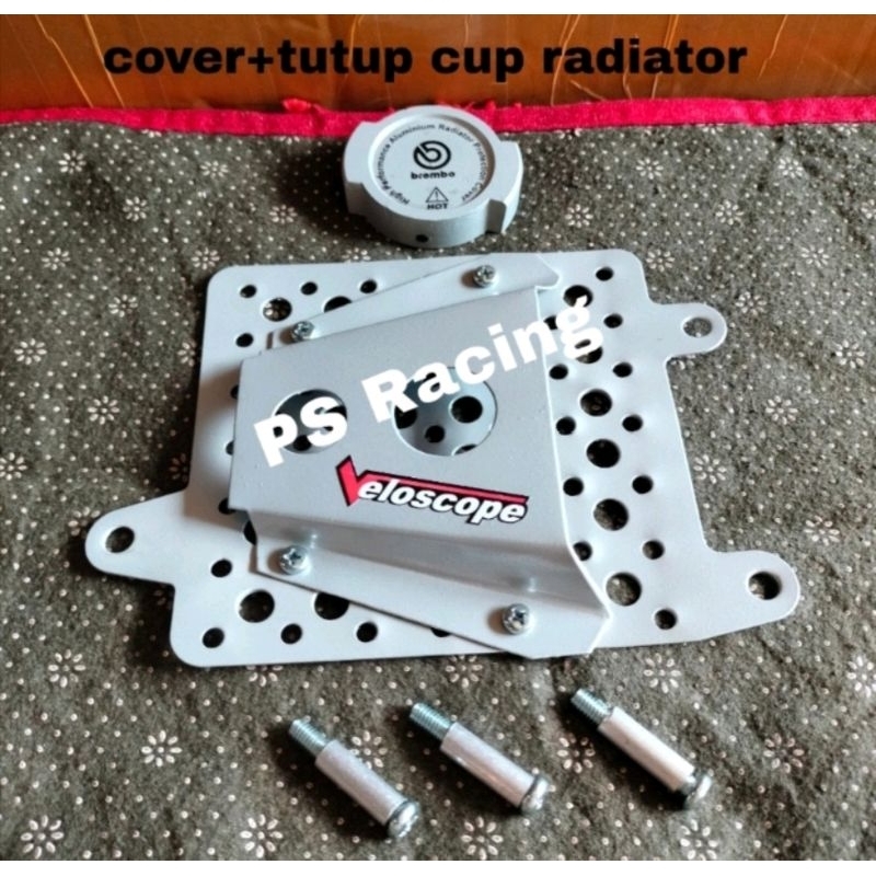 paket tutup radiator + cap radiator Vario 125+150 elescope pnp