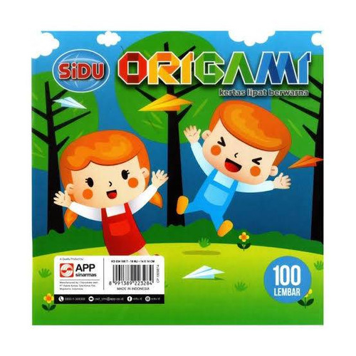 

Kertas Lipat Origami Sidu 14x14 Isi 100 Lembar