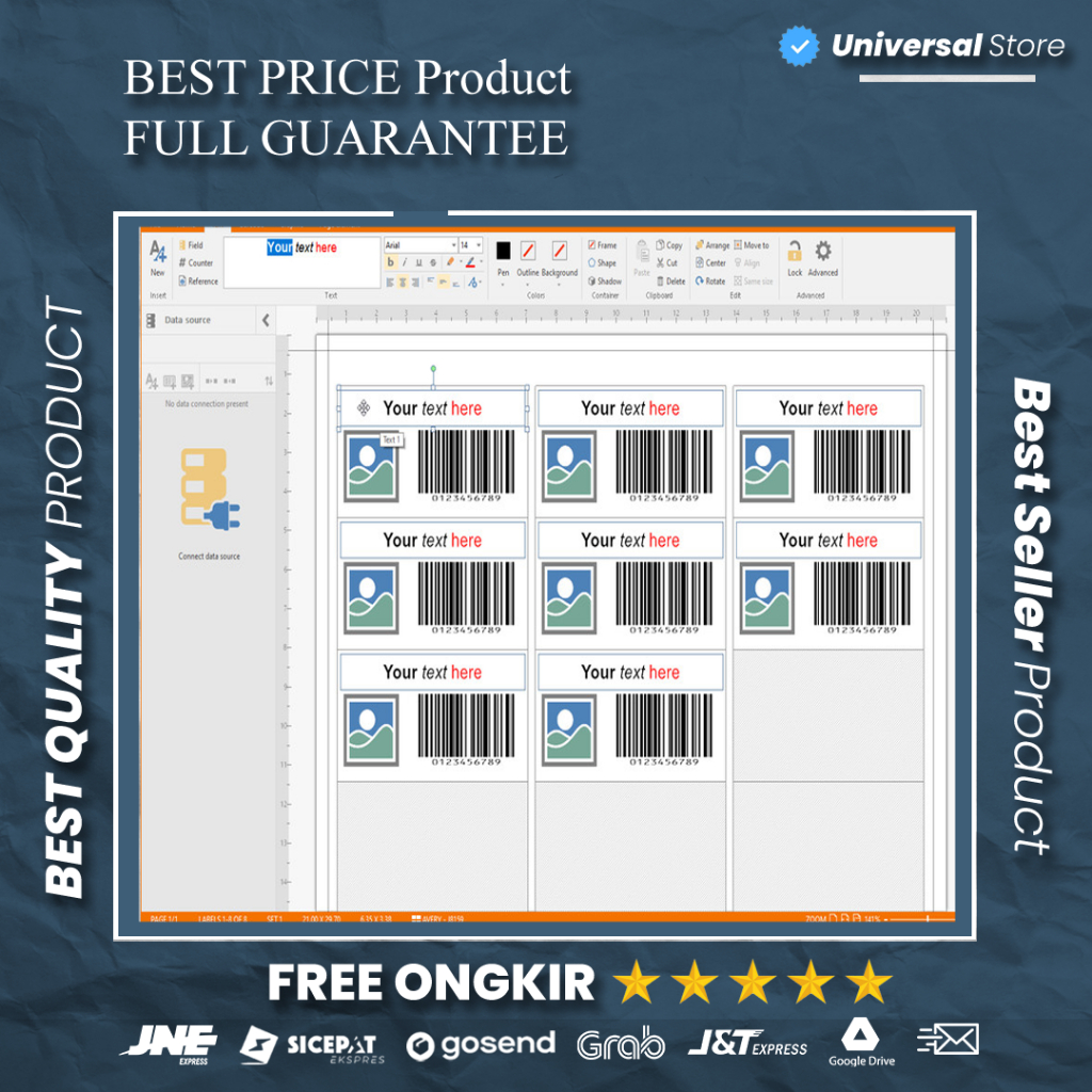 Program Cetak Print Barcode Kode QR dan Label Code Full Version Software Aplikasi