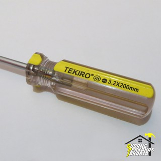 Obeng Setting (-) Min 4x200MM Obeng Setting Tekiro