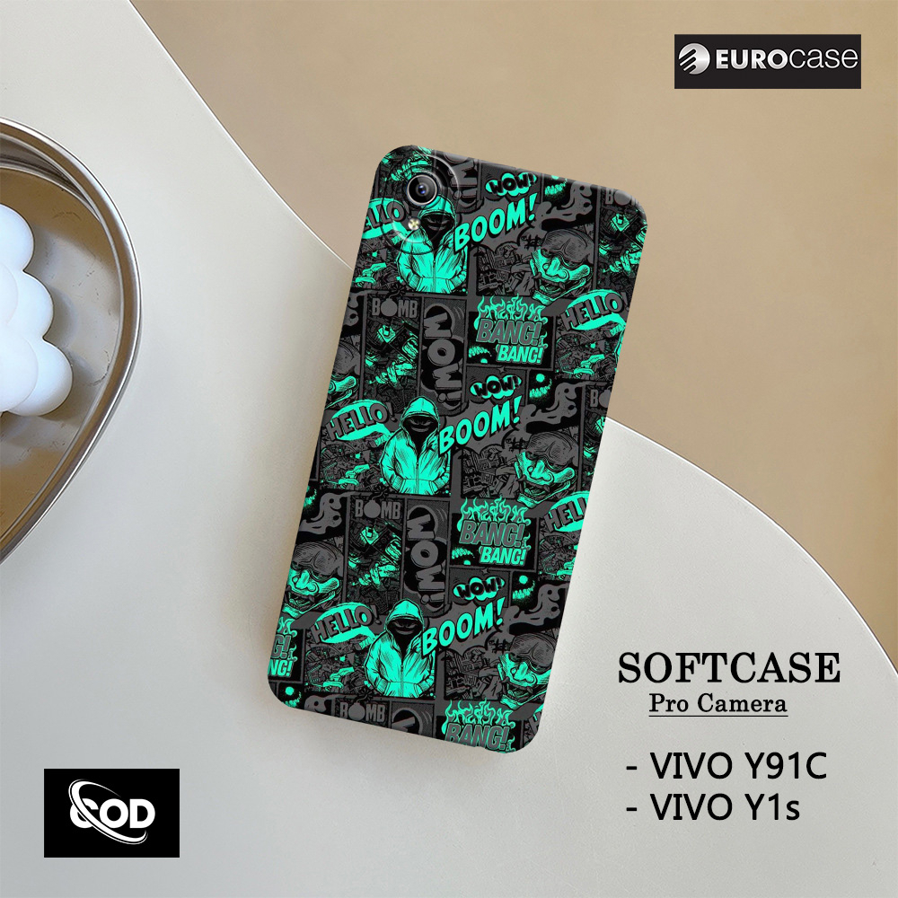 Casing Hp Vivo Y91c / Y1s  - Fashion Case Kartun - Soft Case Hp Vivo Y91c / Y1s Terbaru - Kesing Hp 