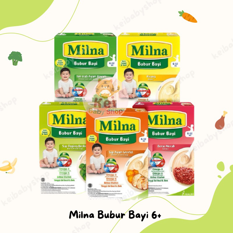 Milna Bubur Bayi Reguler 6+ / Bubur MPASI