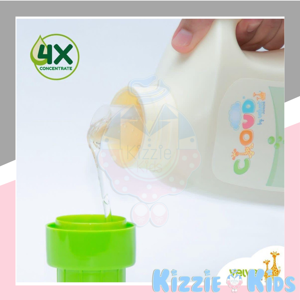 Cloud Extra Mild Baby Laundy Detergent 1200ml/Detergent Bayi Berbahan Alami 1,2 Ltr BY VELVET JUNIOR