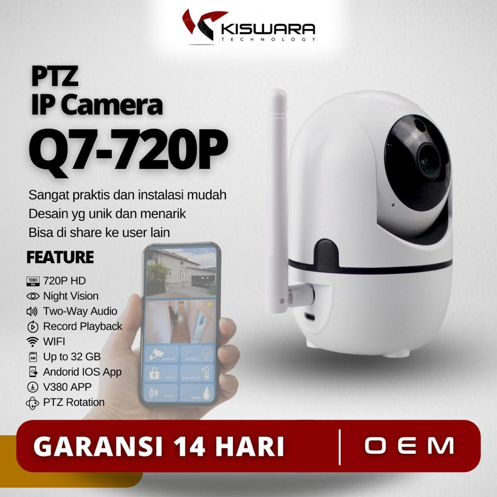 Kamera CCTV Wifi Micro SD 720P - Q7 (V380PRO) Murah