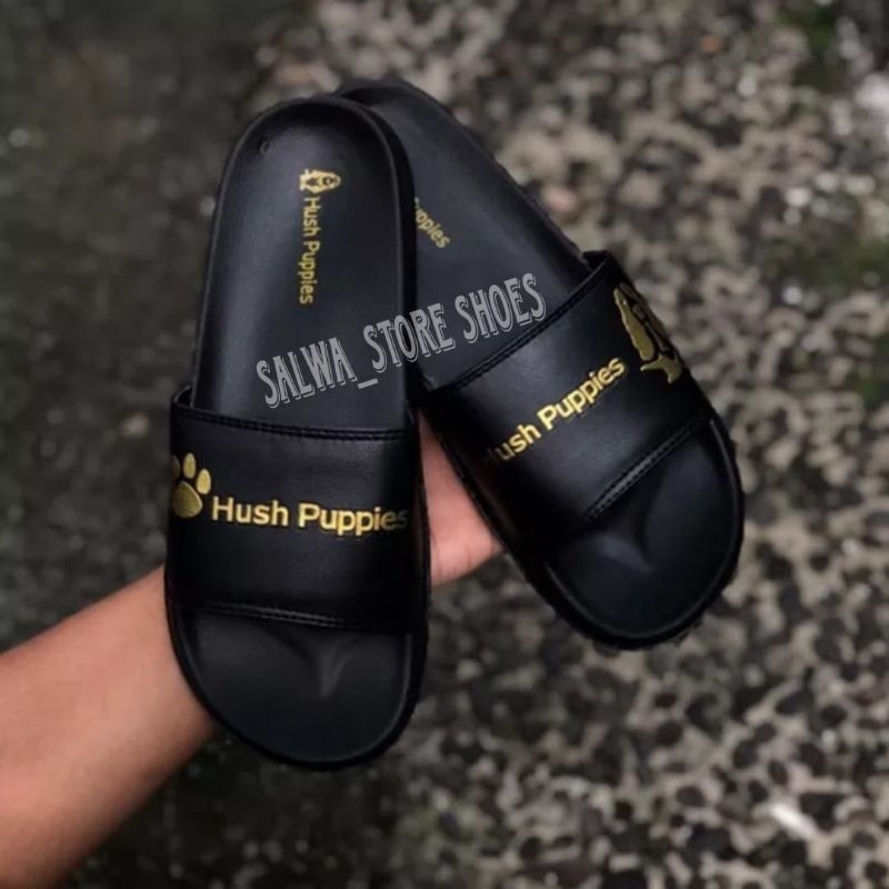 SANDAL SLIDE SANDAL SLOP HUSPUPIES PRIA WANITA FREE PAPERBAG