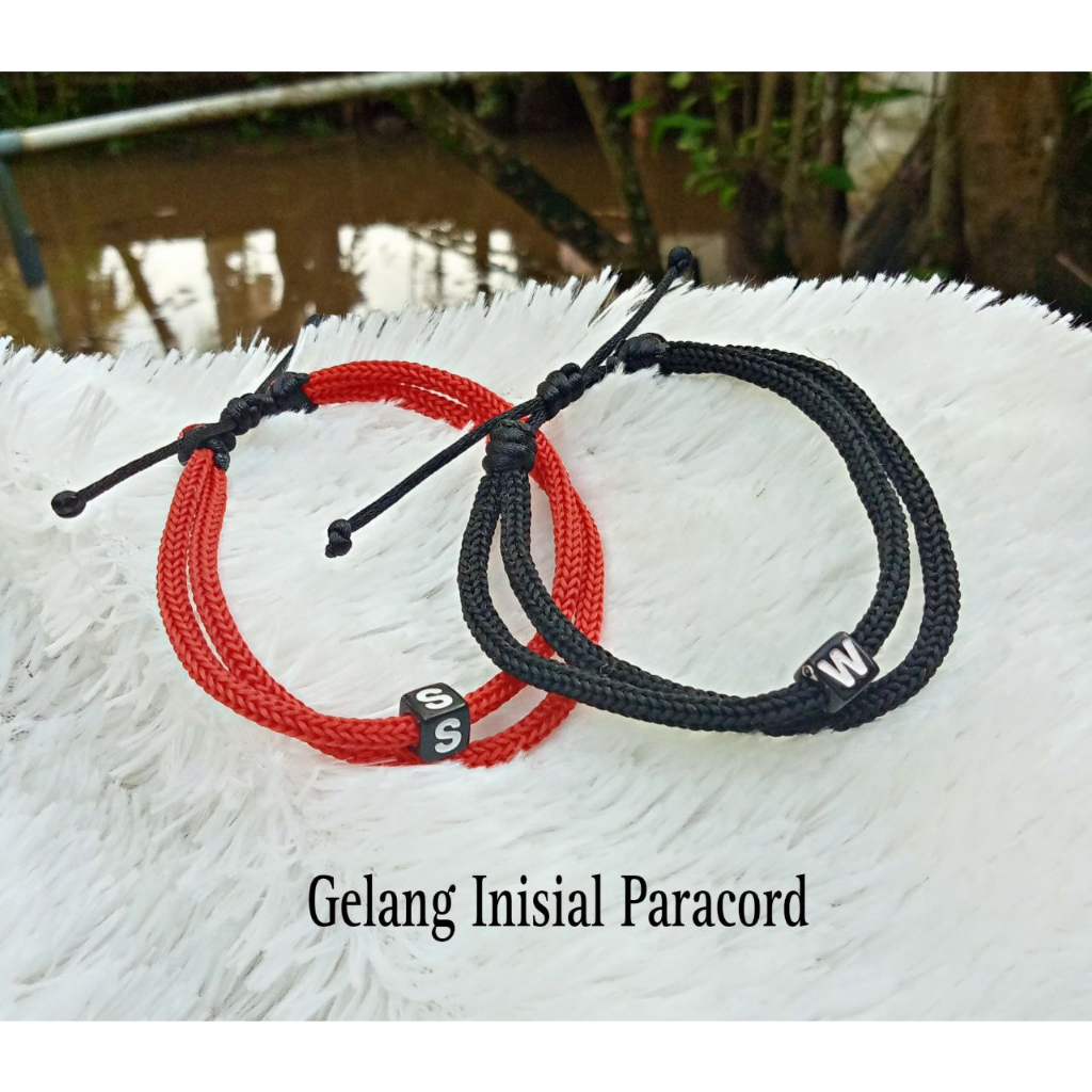 GELANG INISIAL FASION PARACORD