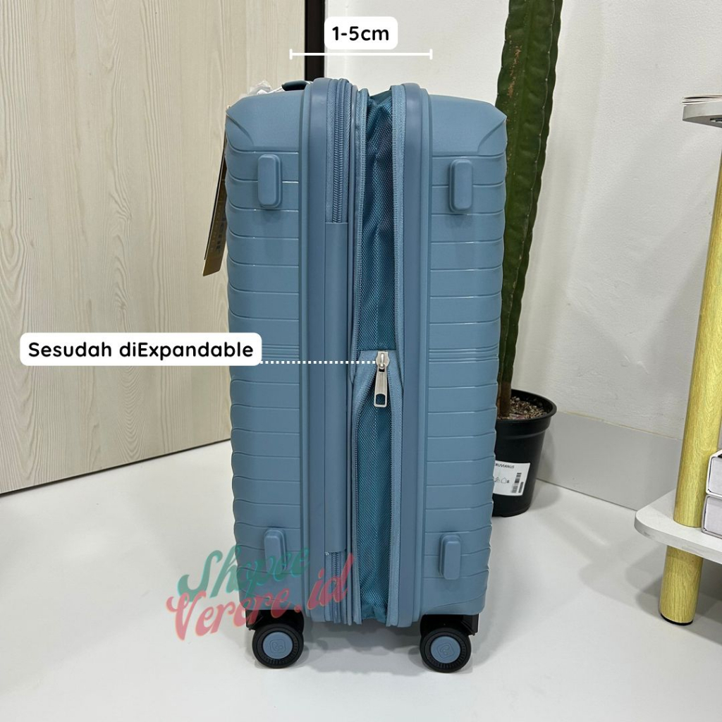 Koper Jumbo PRESIDENT Original 1920 Series Koper Cabin 20 24 dan Bagasi 28 Inch TSA Lock Double Zipper Anti Theft Expandable Suitcase Anti Pecah