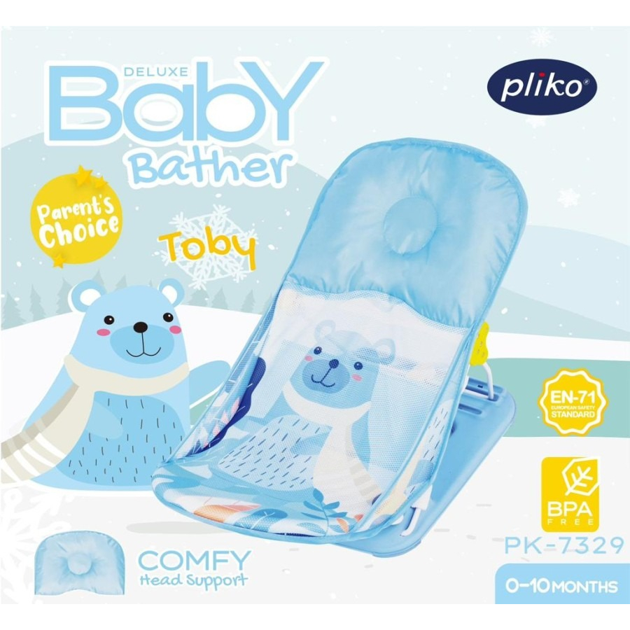 PLIKO Deluxe Baby Bather 7329 - Kursi Mandi Bayi/ Dudukan Mandi Bayi/ baby bather/ Bak mandi mandiin bayi/ Pliko Baby Bather