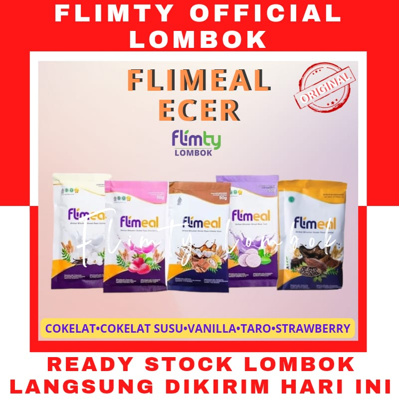 

Flimeal Flimty 1 Sachet Ecer Sarapan Diet Sehat Original Official Resmi Lombok Mataram Bima Sumbawa NTB