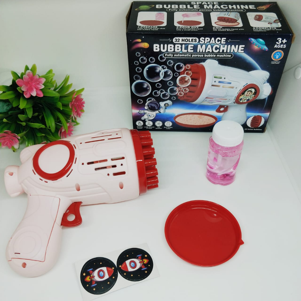 Mainan Bubble Gun Bazoka Mainan Tembak Gelembung Mainan pistol bubble Anak by.minigo