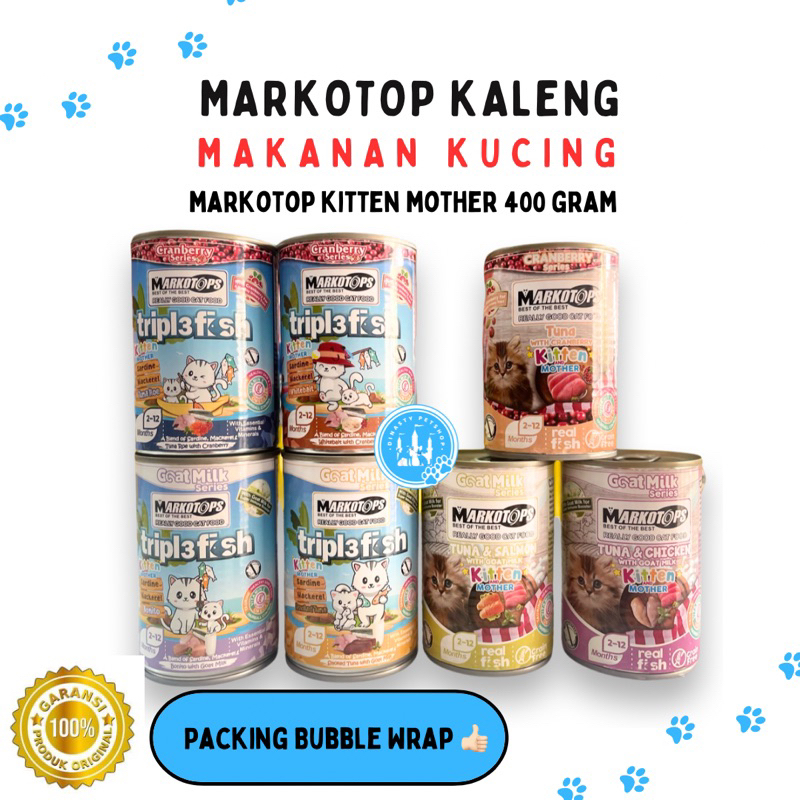 Markotops Kaleng Kitten Mother / Markotop Kaleng 400 gram / Markotops Kitten Mother / Markotop Kitte