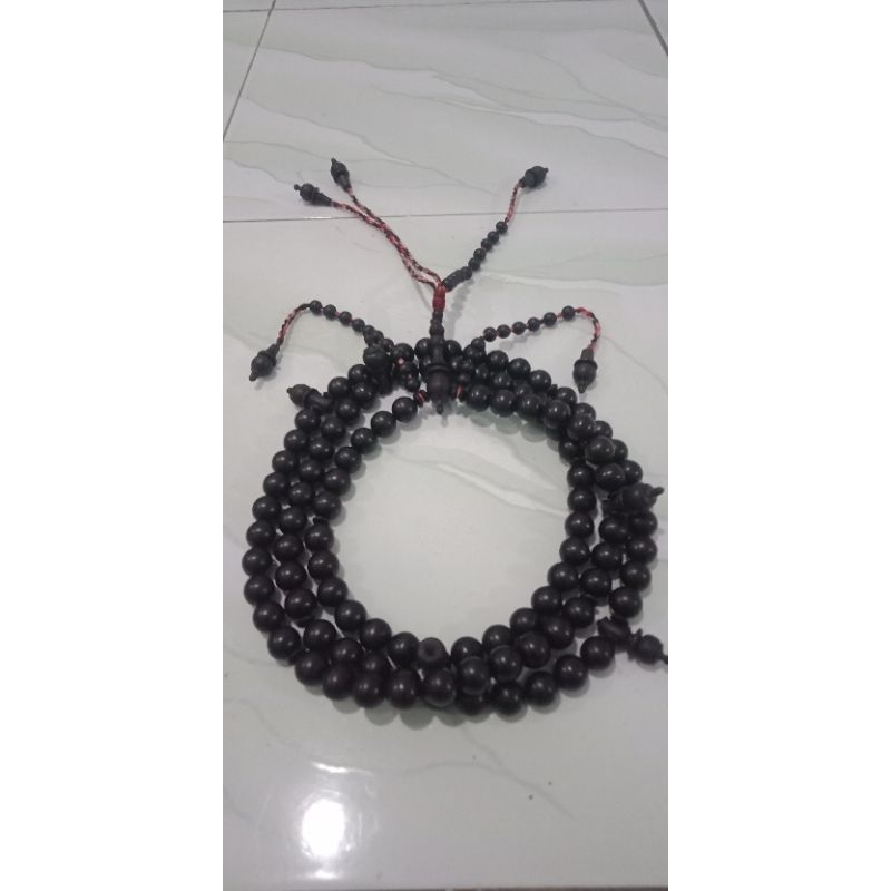 Tasbih Tijani Galih Kelor Hitam Asli 14mm (sink in water)