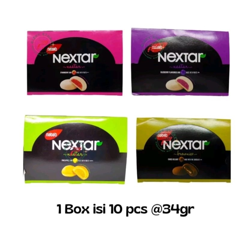 

Nabati Nextar Nastar Cookies 10x 34 gr(340 gr) Varian Rasa