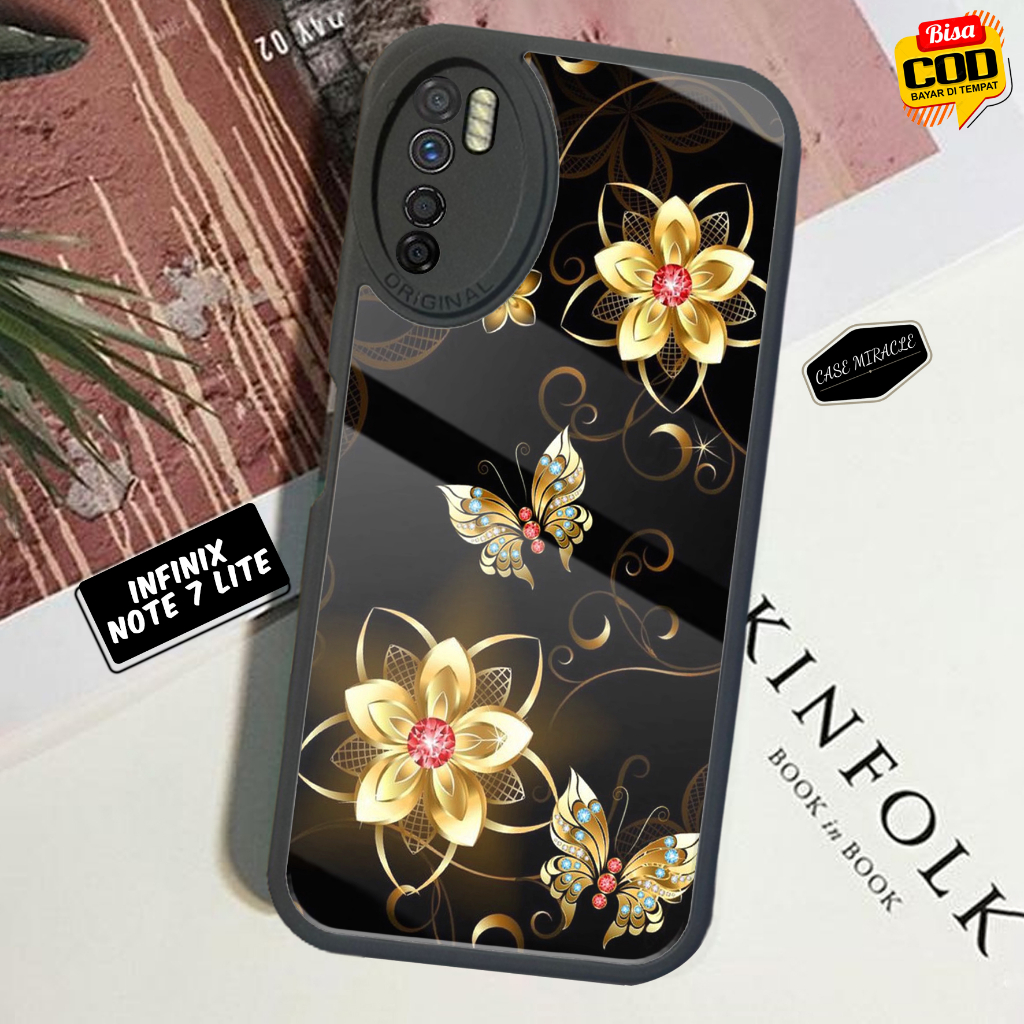 Case INFINIX NOTE 7 LITE - Casing INFINIX NOTE 7 LITE Terbaru CASE MIRACLE [ MOTIF 15 ] Cassing Hp -