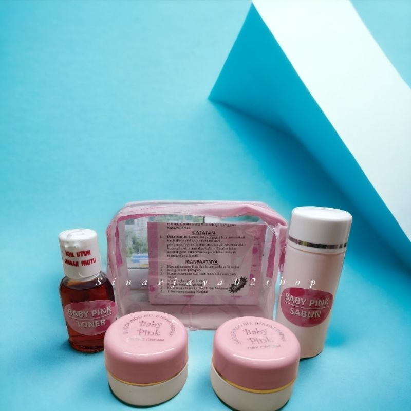 Skin Care Baby Pink Dompet Paket Cream Whitening Original 15gr