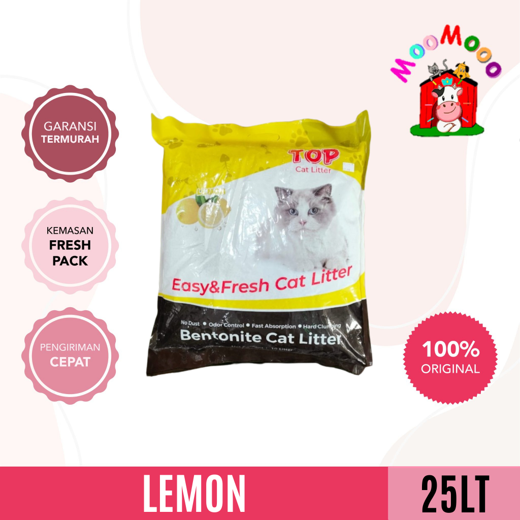 (SUPER PROMO) Pasir Kucing Top Cat Litter Bentonite 20 Kg