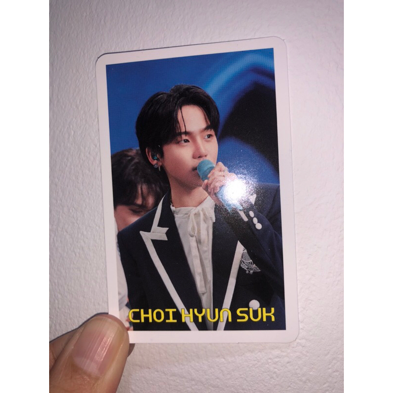 PC OFFICIAL PHOTOCARD OFFICIAL TREASURE HYUNSUK FIRST PRIVATE STAGE - TEUDAY