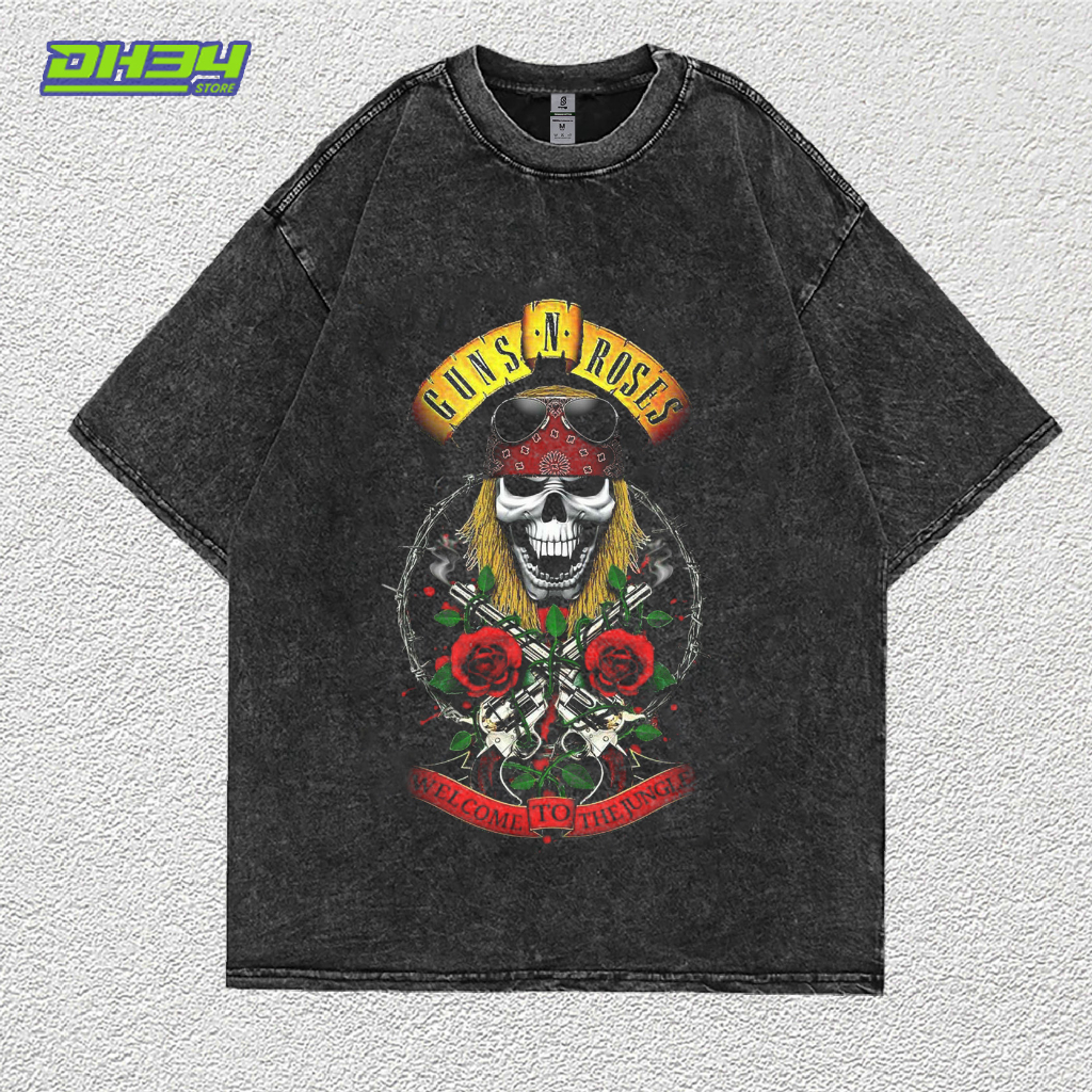 guns n roses kaos washed vintage tee