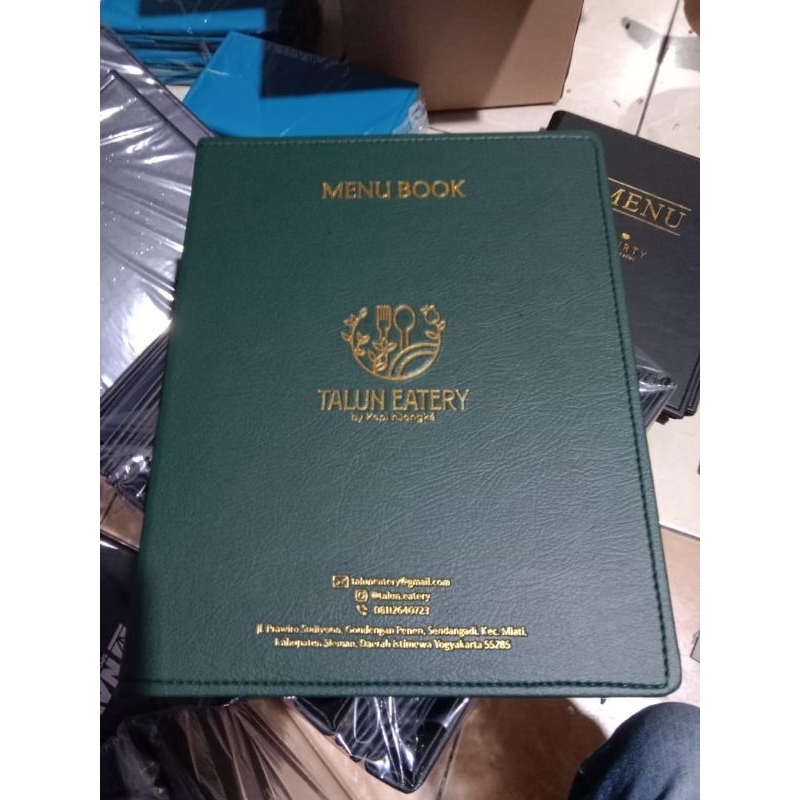 

cover menu ukuran a4 di ring