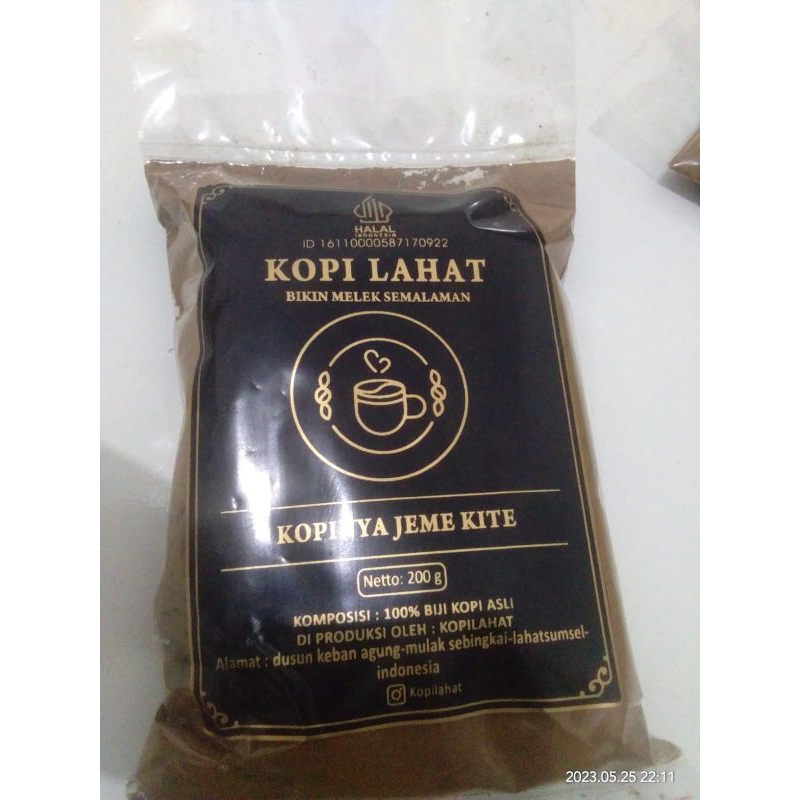 

Kopi lahat(kopi nya jeme kite) 100% biji kopi asli