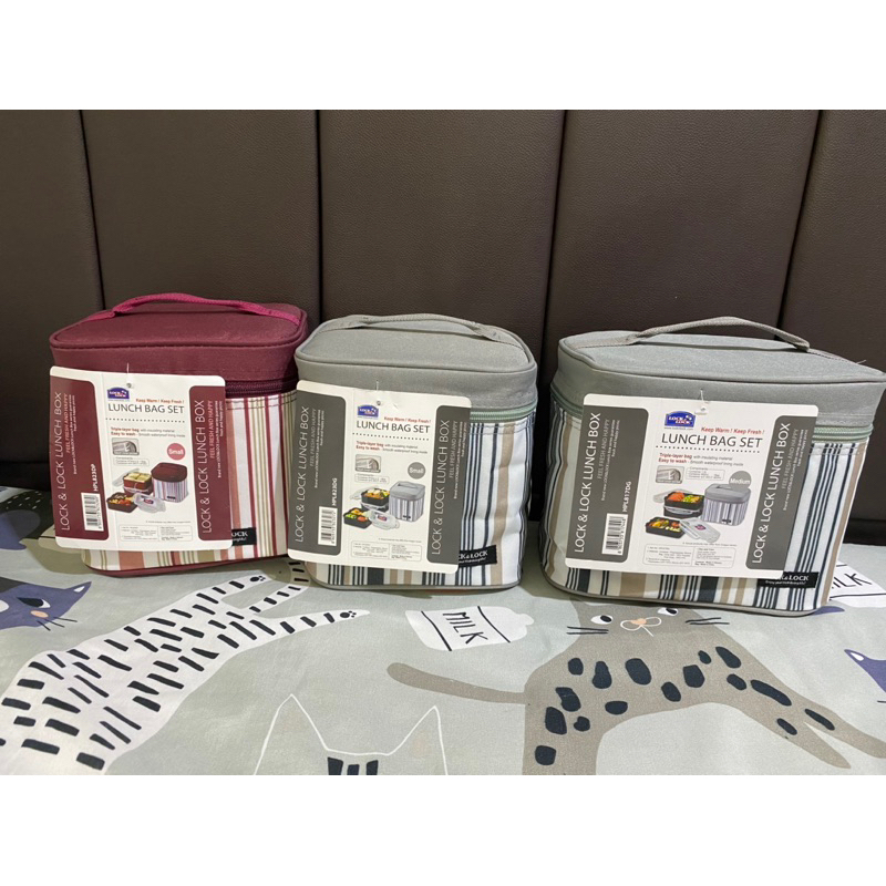 tempat makan Lock&lock lock and lock set 3pc HPL817DG